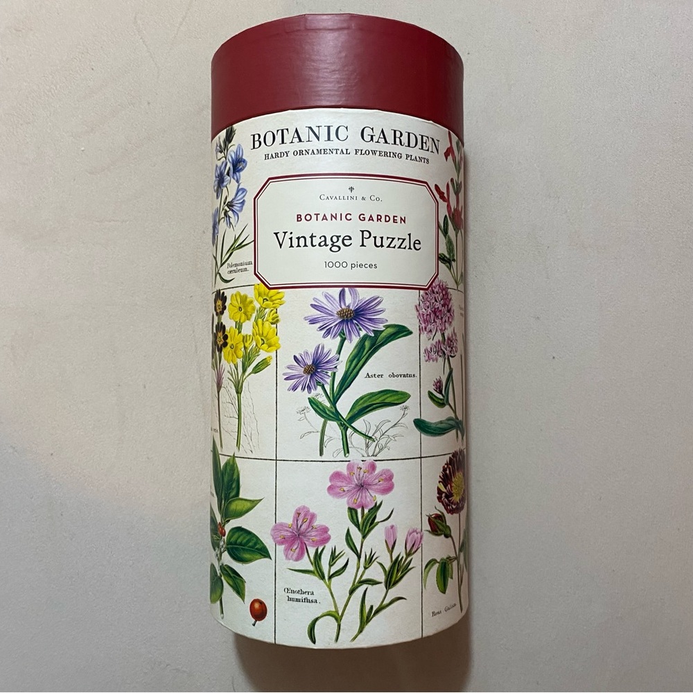 Cavallini & Co 1000 Piece Botanic Garden Vintage Puzzle